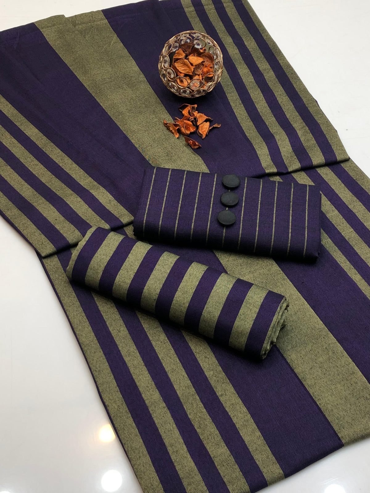 3pc Multani Susi Khaadi (Purple)