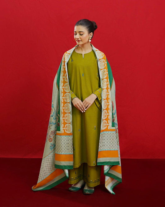 LAWN 3PC EMBROIDERED 002