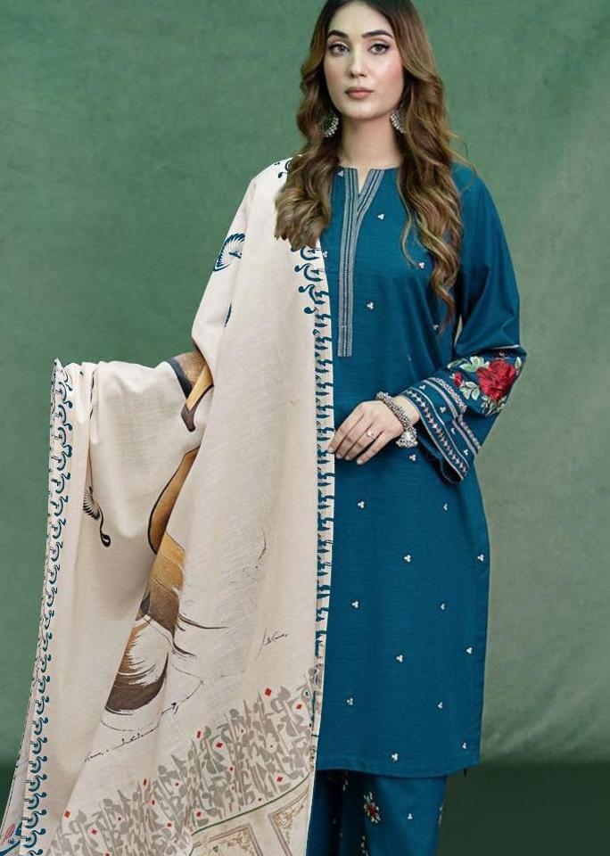 LAWN 3PC EMBROIDERED 011
