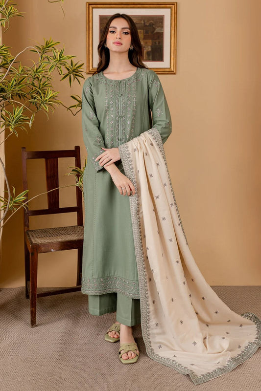 🌸 SUMMER'S COLLECTION 🌸  🟥 BRAND NAME : LIBAAS 🟨 CATEGORY : LAWN 3PC Embroidered (005)